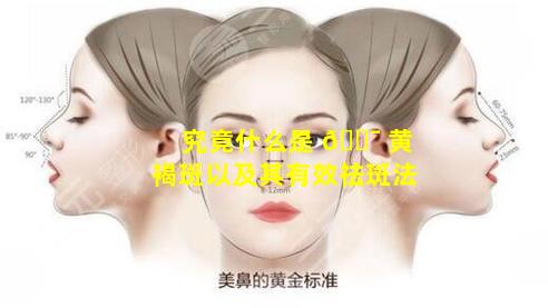 究竟什么是 🐯 黄褐斑以及其有效祛斑法
